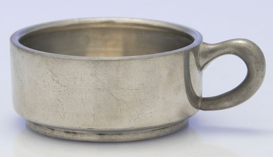 Pewter Hollowware Mini Stacking Open Sugar Bowl by Unknown Manufacturer-1
