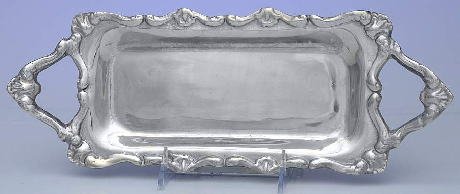 Pewter Hollowware Celery Dish by Unknown Manufacturer-1