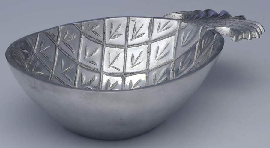 Pewter Hollowware 7" Oval Bowl by Unknown Manufacturer-1