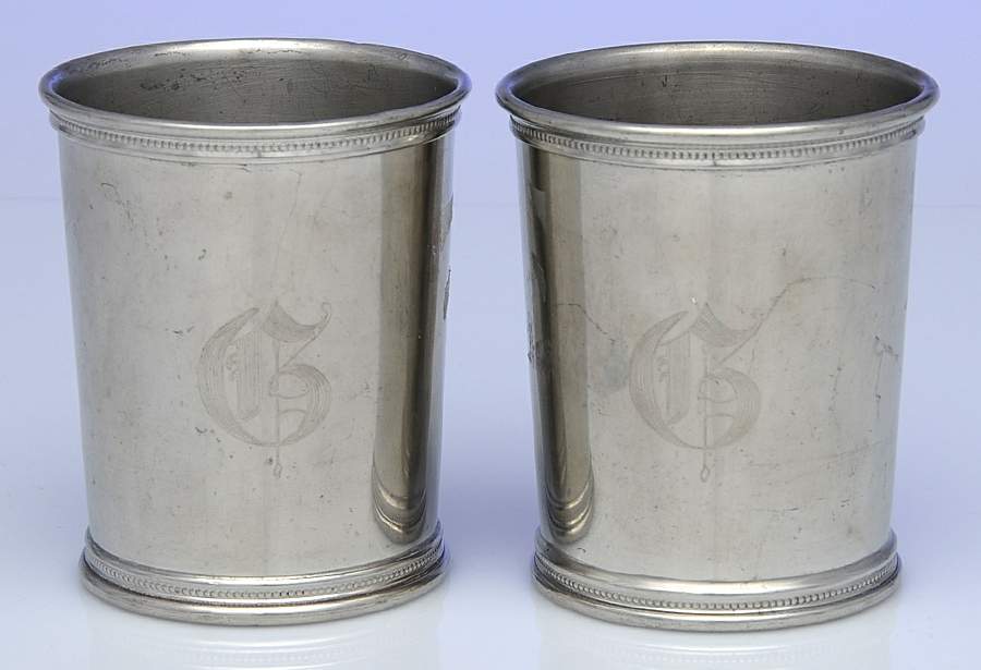 Pewter Hollowware Mint Julep - Set of 2 by Unknown Manufacturer-1