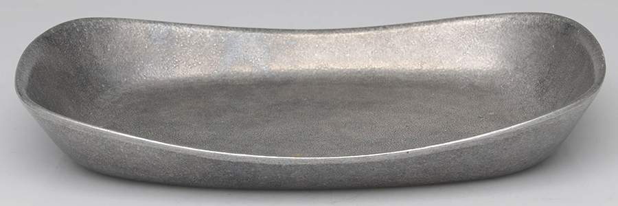Pewter Hollowware 9" Bread Tray by Unknown Manufacturer-1