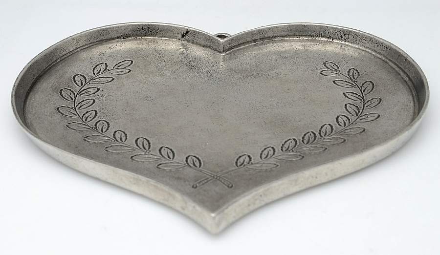 Pewter Hollowware Wall Plate by Unknown Manufacturer-1
