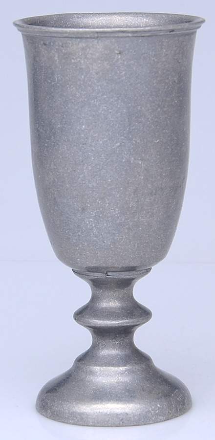Pewter Hollowware Water Goblet by Unknown Manufacturer-1
