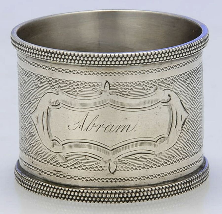 Coin Hollowware Napkin Ring by Unknown Manufacturer-1