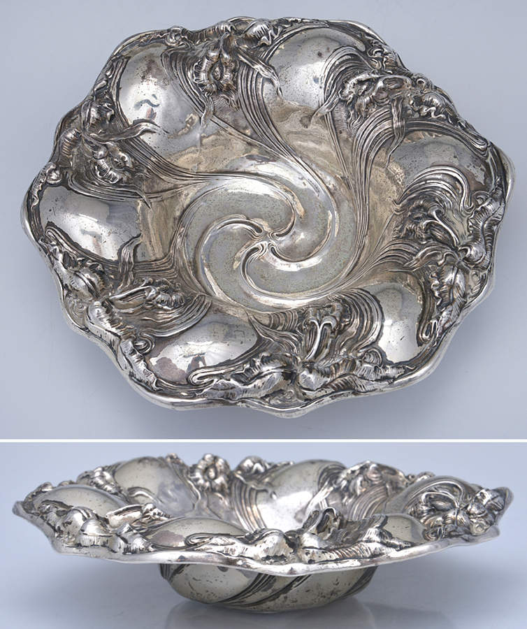 Sterling Hollowware 7" Bon Bon Bowl by Unger Brothers-1
