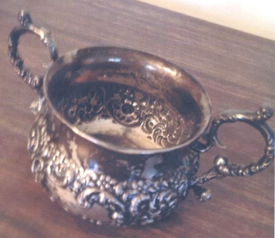 Sterling Hollowware Mini Open Sugar Bowl by Unger Brothers-1