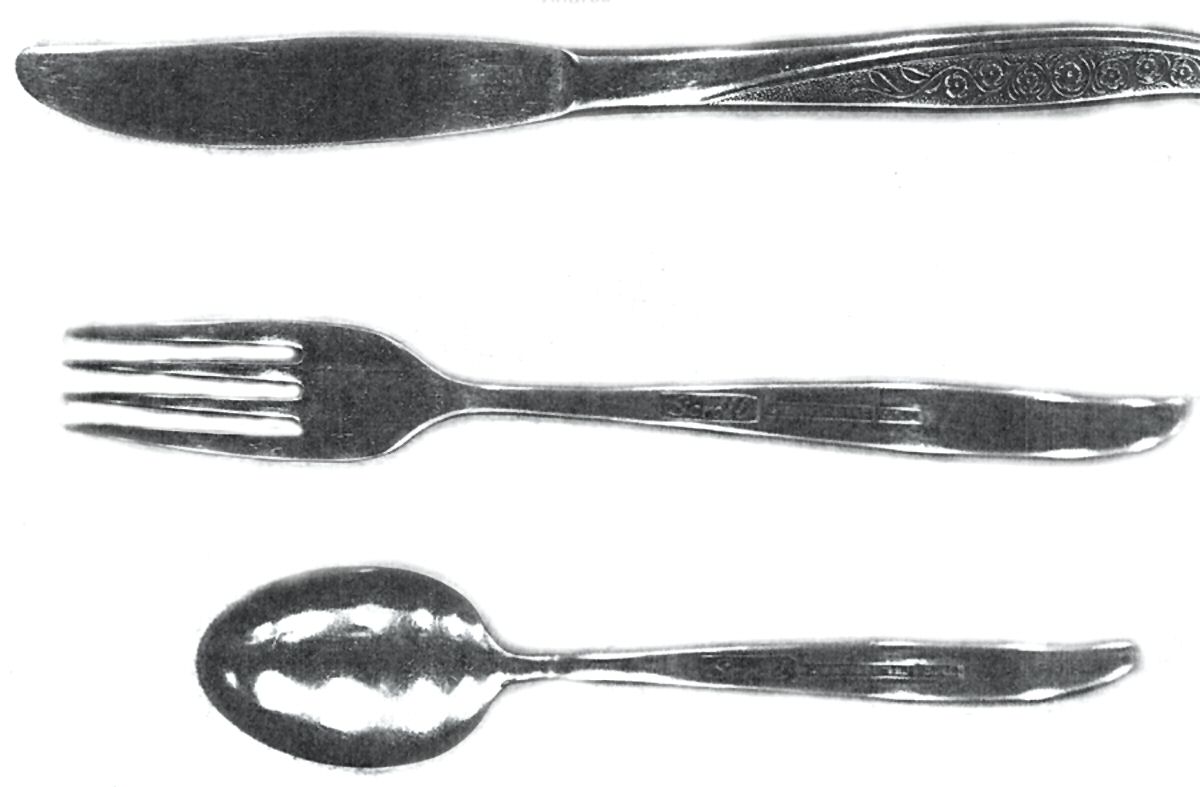 Scroll (Stainless) Fork by Unknown Mfg Silver-1