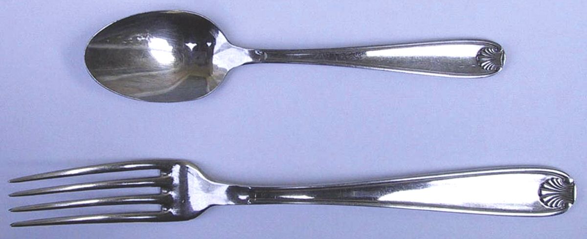 Monocoque (Stainless) Fork by Unknown Mfg Silver-1