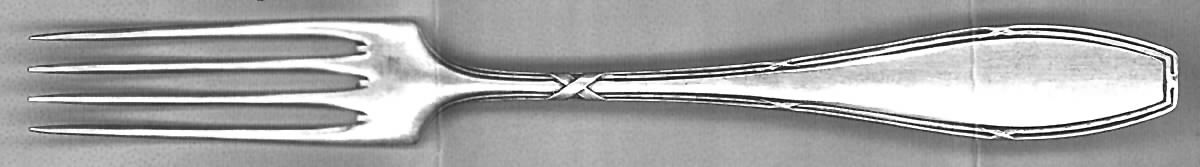 Alemania (Silverplate) Fork by Unknown Mfg Silver-1