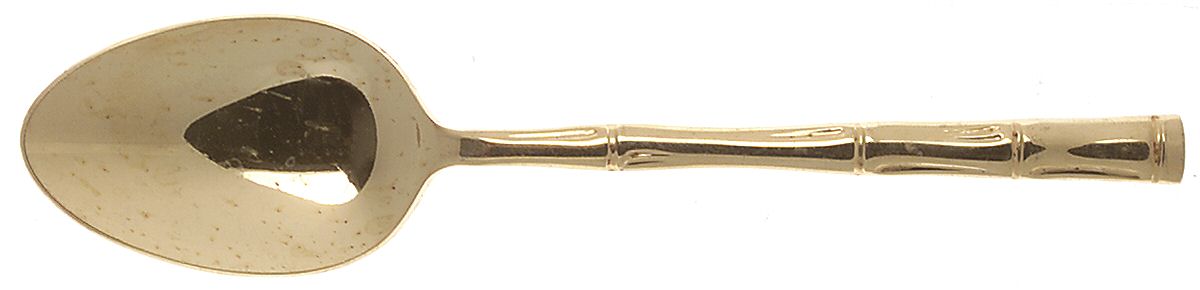 UNF519 (Gold Electroplate) Place/Oval Soup Spoon by Unknown Mfg Silver-1