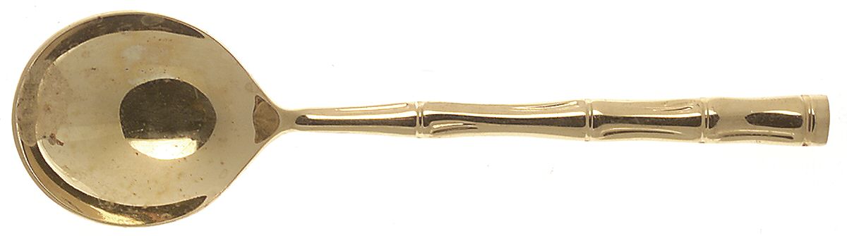 UNF519 (Gold Electroplate) Sugar Spoon by Unknown Mfg Silver-1