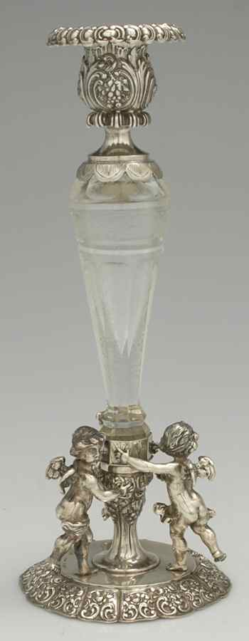 800-1 (Sterling, Hollowware) Sterling Candlestick by Unknown Manufacturer-1