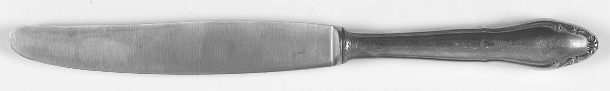 Rk (Silverplate) Modern Hollow Knife by Unknown Mfg Silver-1