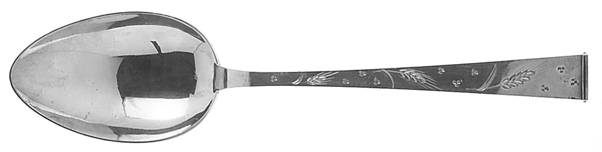 UNF535 (Sterling) Tablespoon (Serving Spoon) by Unknown Mfg Silver-1