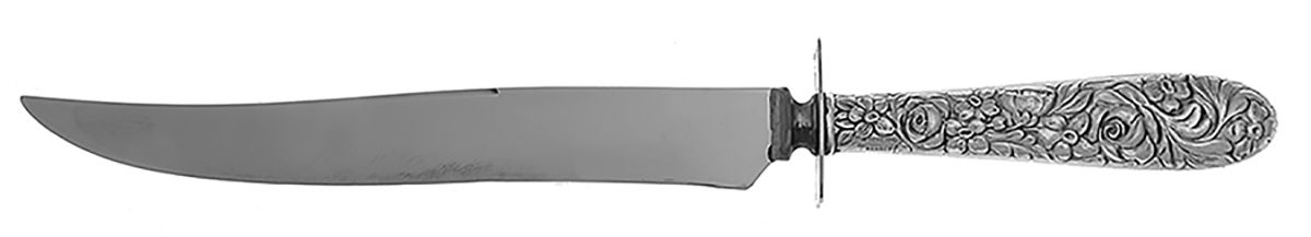 UNF544 (Sterling) Small Carving Knife Stainless Blade W/Sterling Gua by Unknown Mfg Silver-1