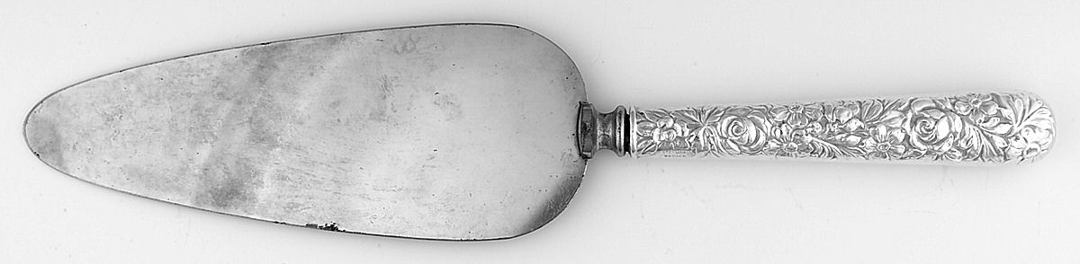 UNF544 (Sterling) Pie Server with Silverplate Blade by Unknown Mfg Silver-1