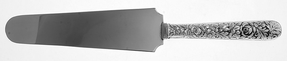 UNF544 (Sterling) Cake Knife with Stainless Blade by Unknown Mfg Silver-1