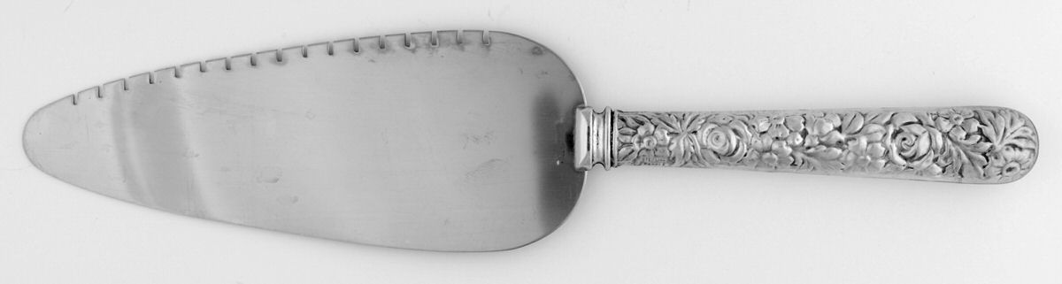 UNF544 (Sterling) Pie & Cake Server with Stainless Blade by Unknown Mfg Silver-1