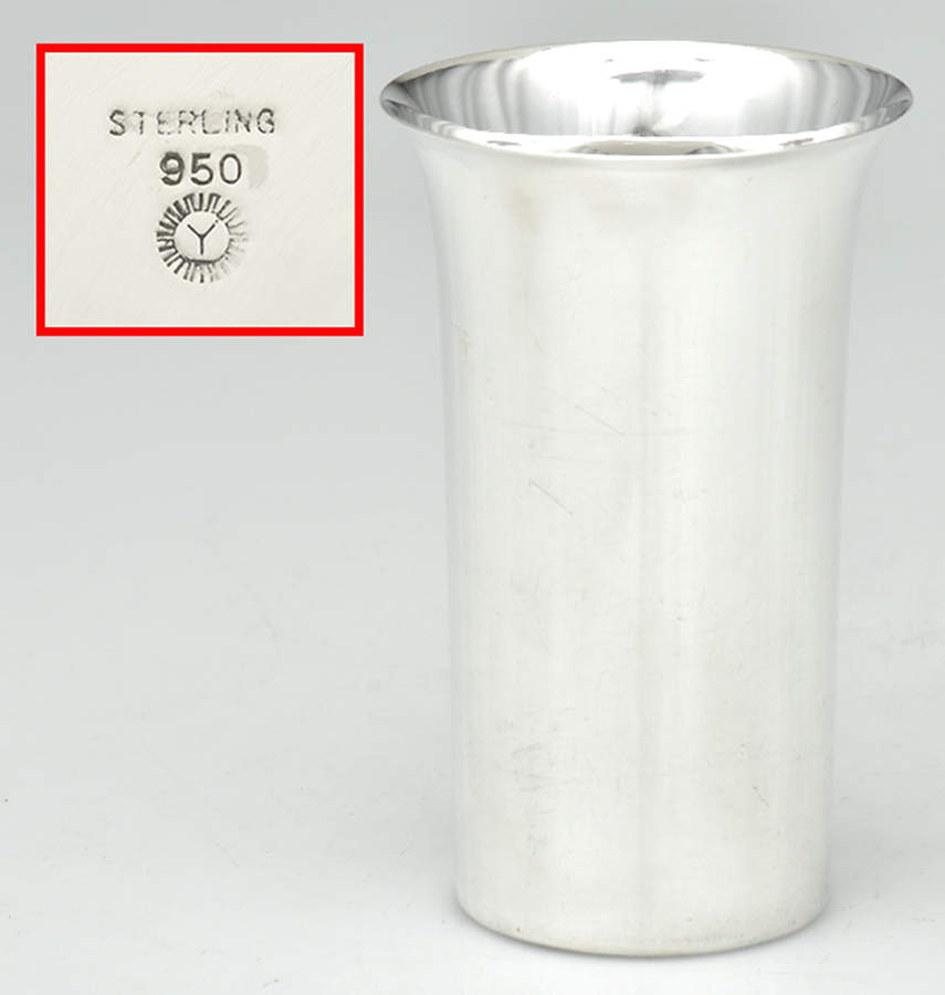 Japan Sterling Holloware 10 Oz Tumbler by Unknown Manufacturer-1