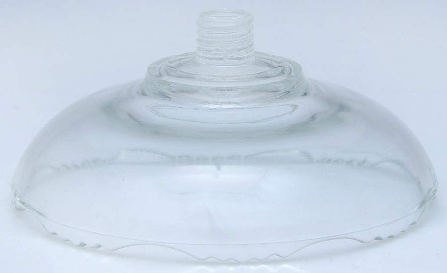 Glass and Plastic Liners (Hollowware) 6" Round Epergne Glass Liner by Unknown Manufacturer-1