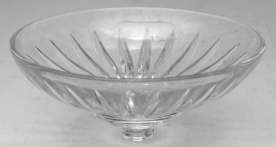 Glass and Plastic Liners (Hollowware) 6" Glass Nappy Insert by Unknown Manufacturer-1
