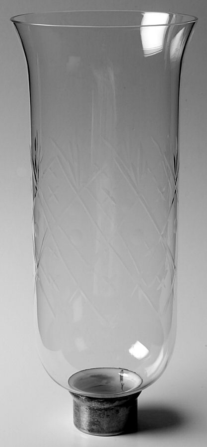 Glass and Plastic Liners (Hollowware) Hurricane Lamp Globe Liner by Unknown Manufacturer-1
