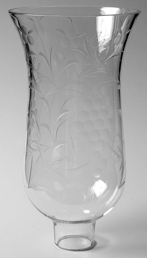 Glass and Plastic Liners (Hollowware) Hurricane Lamp Globe Liner by Unknown Manufacturer-1