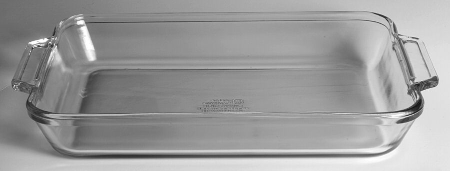 Glass and Plastic Liners (Hollowware) 2 Quart Rectangular Casserole Liner by Unknown Manufacturer-1
