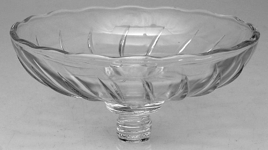 Glass and Plastic Liners (Hollowware) 5" Round Epergne Glass Liner by Unknown Manufacturer-1