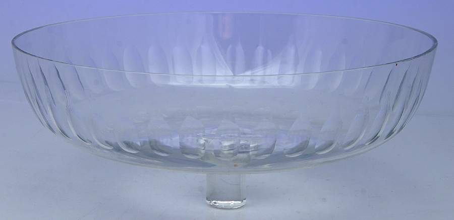 Glass and Plastic Liners (Hollowware) 9" Round Epergne Glass Liner by Unknown Manufacturer-1