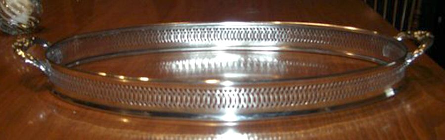 Glass and Plastic Liners (Hollowware) 18" Round Platter Liner by Unknown Manufacturer-1
