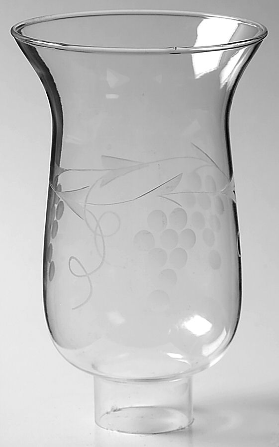 Glass and Plastic Liners (Hollowware) Hurricane Lamp Globe Liner by Unknown Manufacturer-1
