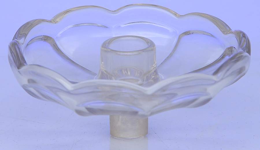 Glass and Plastic Liners (Hollowware) 5" Round Epergne Glass Liner by Unknown Manufacturer-1