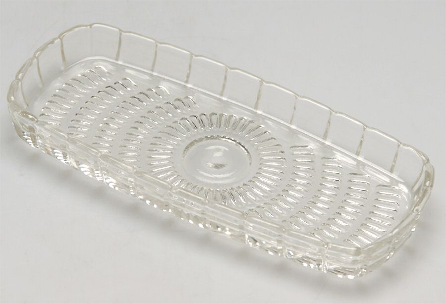 Glass and Plastic Liners (Hollowware) 1/4 Pound Butter Liner by Unknown Manufacturer-1