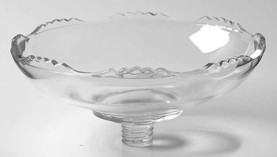 Glass and Plastic Liners (Hollowware) 6" Round Epergne Glass Liner by Unknown Manufacturer-1