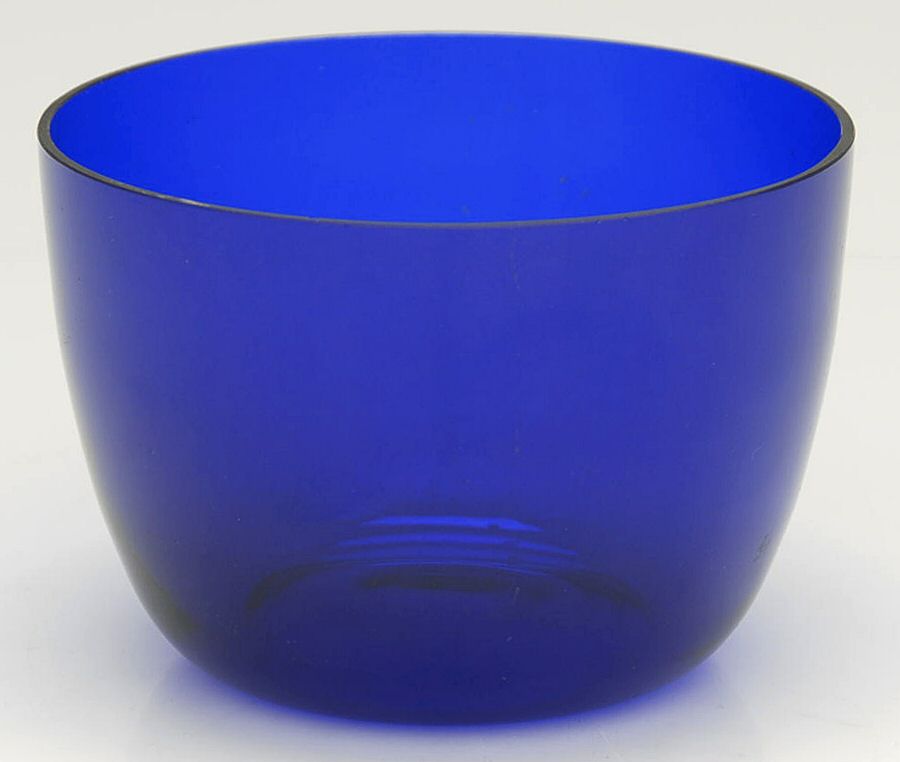 Glass and Plastic Liners (Hollowware) Cobalt Glass Liner by Unknown Manufacturer-1