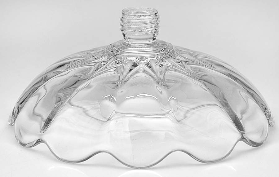 Glass and Plastic Liners (Hollowware) 5" Round Epergne Glass Liner by Unknown Manufacturer-1