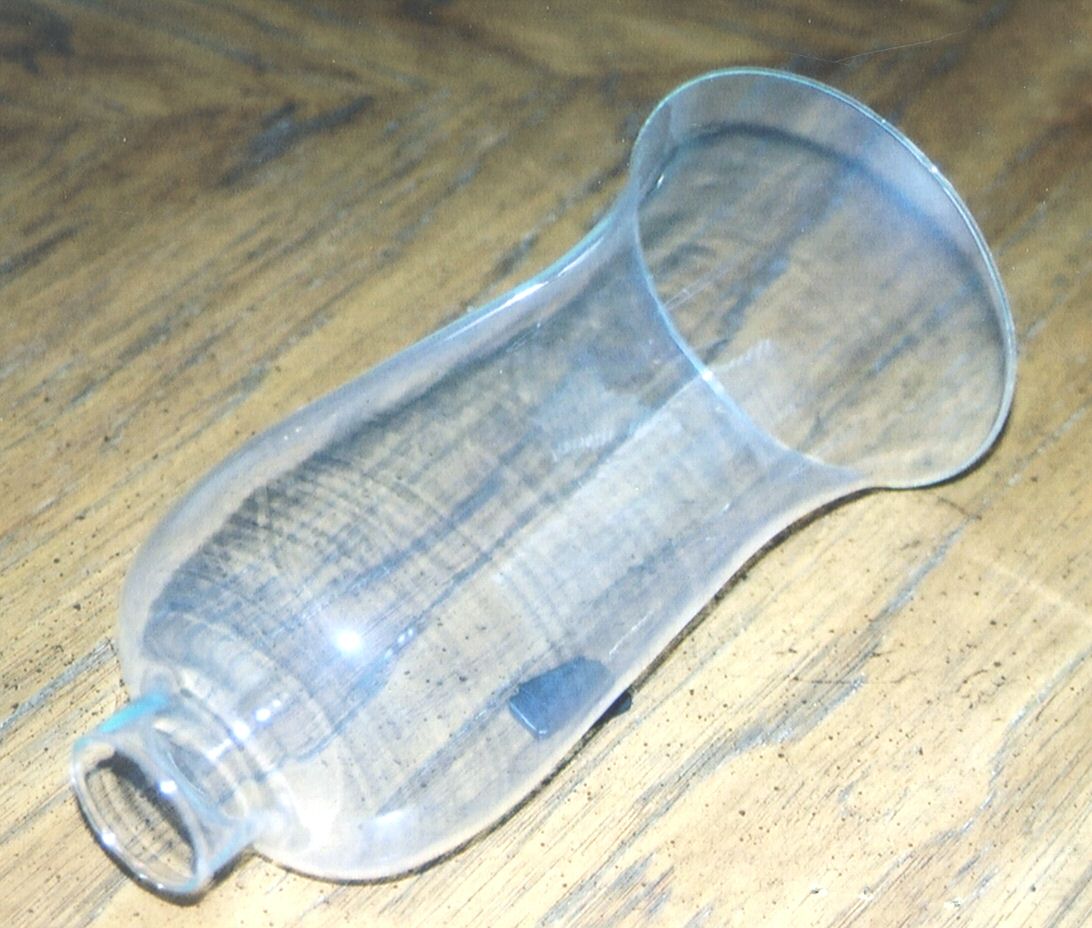 Glass and Plastic Liners (Hollowware) Hurricane Lamp Globe Liner by Unknown Manufacturer-1