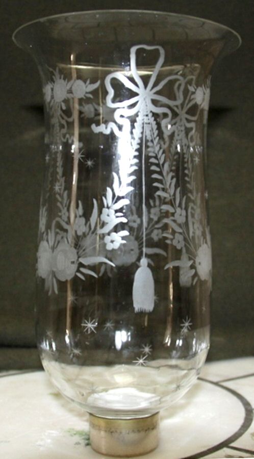 Glass and Plastic Liners (Hollowware) Hurricane Glass Globe by Unknown Manufacturer-1