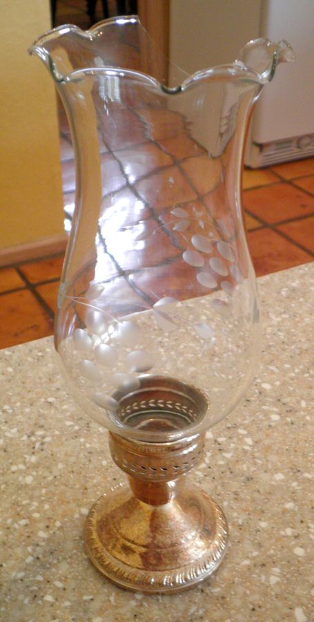 Glass and Plastic Liners (Hollowware) Glass Hurricane Globe by Unknown Manufacturer-1