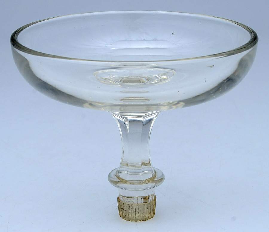 Glass and Plastic Liners (Hollowware) 5" Round Epergne Glass Liner by Unknown Manufacturer-1