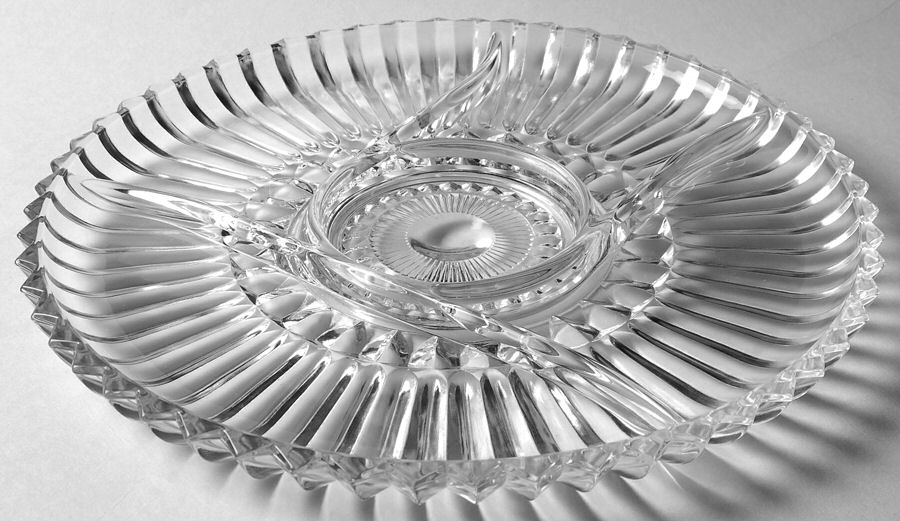 Glass and Plastic Liners (Hollowware) Liner for 5 Part Relish by Unknown Manufacturer-1