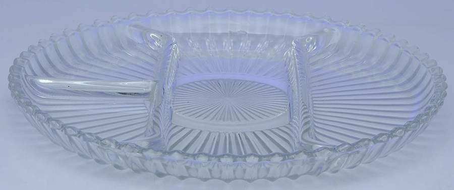 Glass and Plastic Liners (Hollowware) 4-Part Relish Liner by Unknown Manufacturer-1