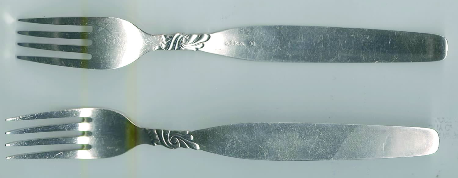 UNF553 (Silverplate) Fork by Unknown Mfg Silver-1