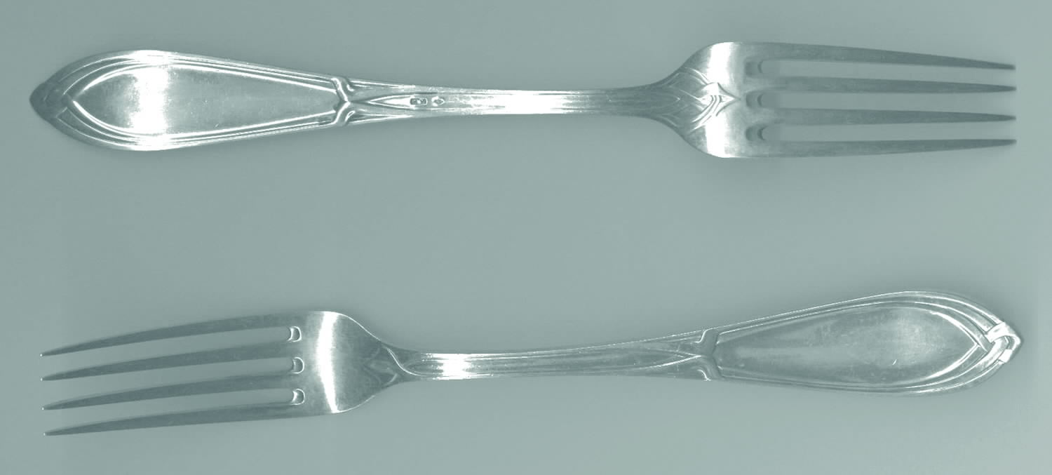 UNF555 (Sterling) Fork by Unknown Mfg Silver-1
