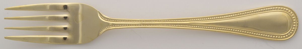 Melissa (Gold Electroplate) Fork by Unknown Mfg Silver-1