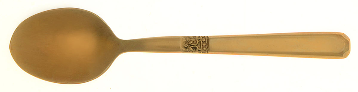 Kings Design (Bronzeware) Demitasse Spoon by Unknown Mfg Silver-1