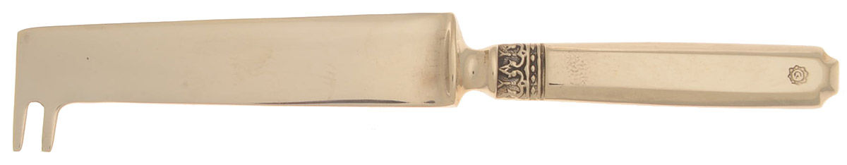Kings Design (Bronzeware) Solid Serving Cheese Knife by Unknown Mfg Silver-1