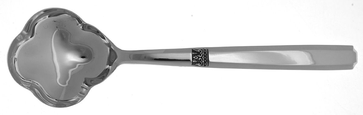 Kings Design (Bronzeware) Preserve Spoon by Unknown Mfg Silver-1