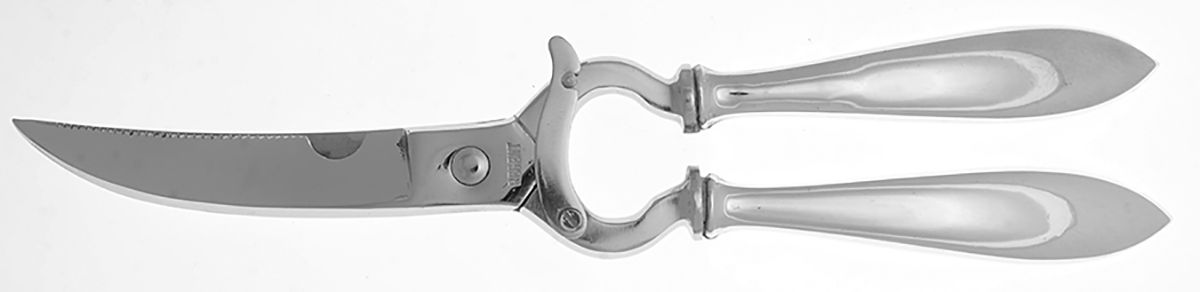 Sterling Flatware Poultry Shears with Stainless Blades by Unknown Mfg Silver-1